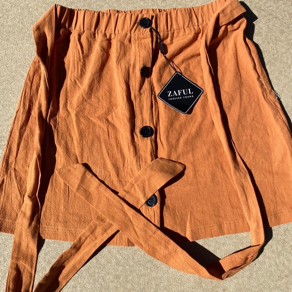 NWT ZAFUL tie skirt - Picture 3 of 4